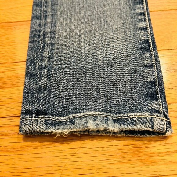 AG Adriano Goldschmeid Farrah High Rise Skinny Ankle Jean Wm Sz 26 Distressed - Picture 4 of 16